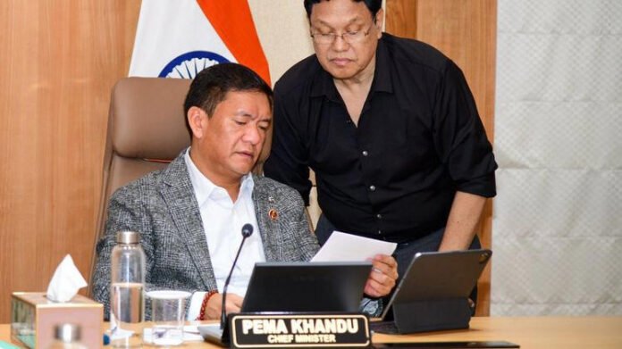 AA244GQy Arunachal CM chairs first CM PRAGATI meeting to fast-track key projects