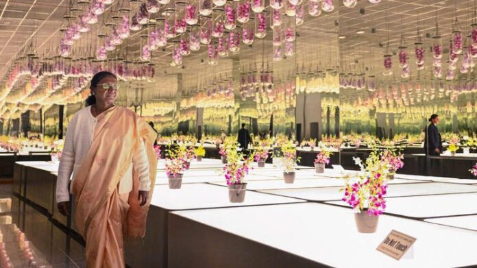President Murmu visits orchidarium, Tibetology institute on first day of Sikkim tour