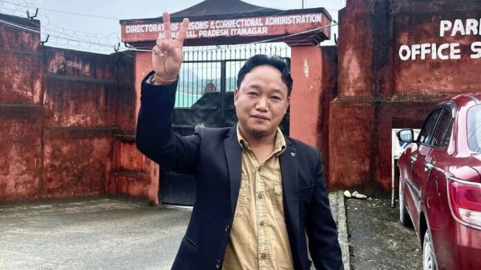 Arunachal anti-drug activist Gumin Mize granted bail in Lakhimpur case