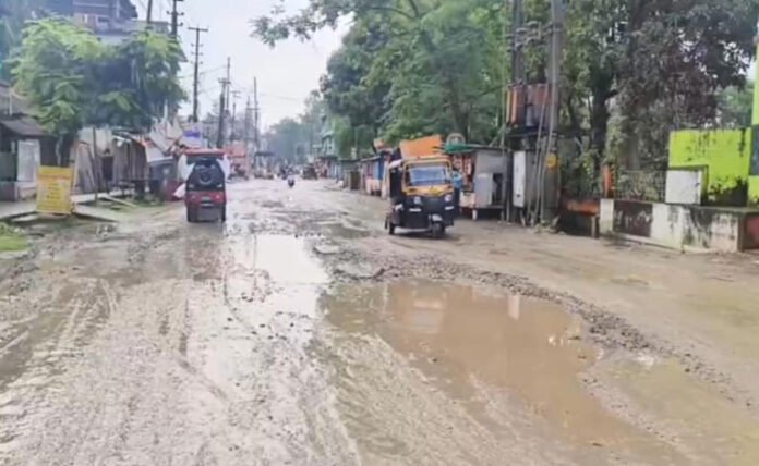 Assam Locals Demand Immediate Repair Of 'Dangerous' NH-37 Highway