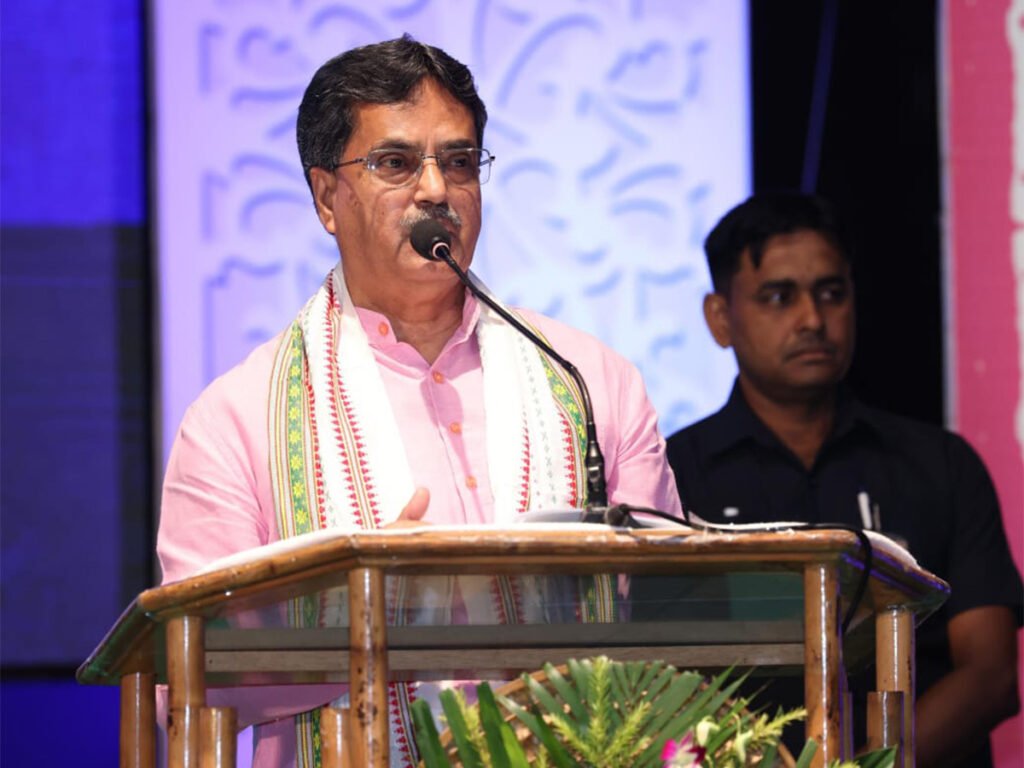 Tripura CM Manik Saha attends state level Asha convention at International indoor exhibition