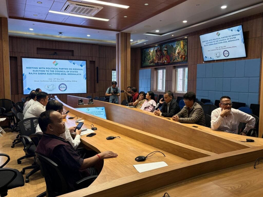 Election Commission announces Meghalaya Rajya Sabha election schedule with voting and counting on June 18