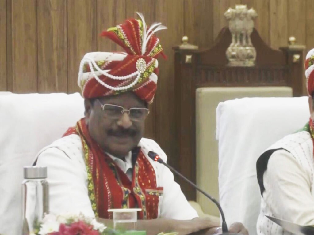 Governor Indra Sena Reddy Nallu inaugurates the Digital Forest Rights Act Atlas at Janjatiya Garima Utsav in Tripura