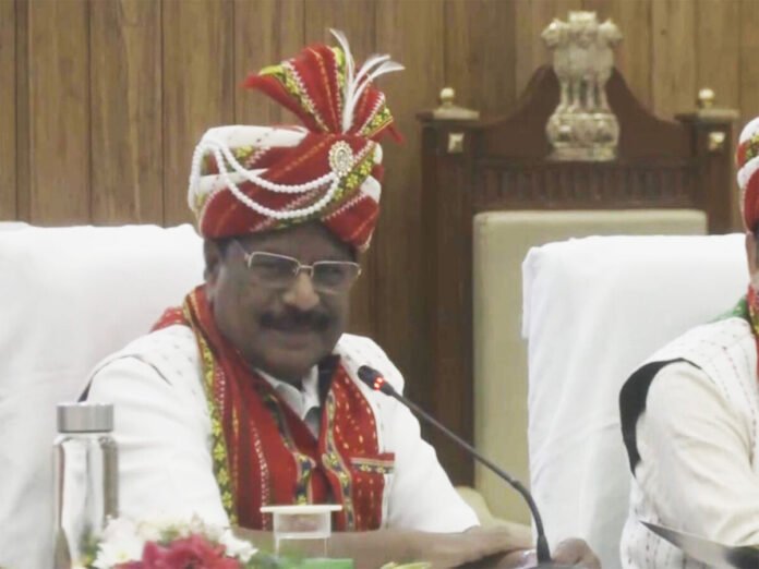 Governor Indra Sena Reddy Nallu inaugurates the Digital Forest Rights Act Atlas at Janjatiya Garima Utsav in Tripura