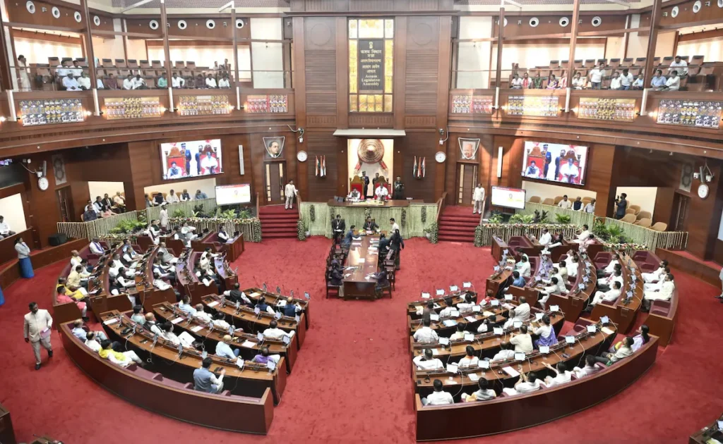 Assam Legislative Assembly session during introduction of Uniform Civil Code Bill by state government