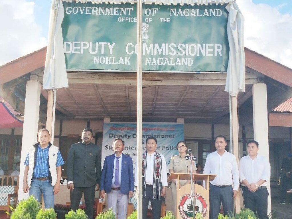 Administrative action announcement related to suspension proceedings against a senior IAS officer in Nagaland
