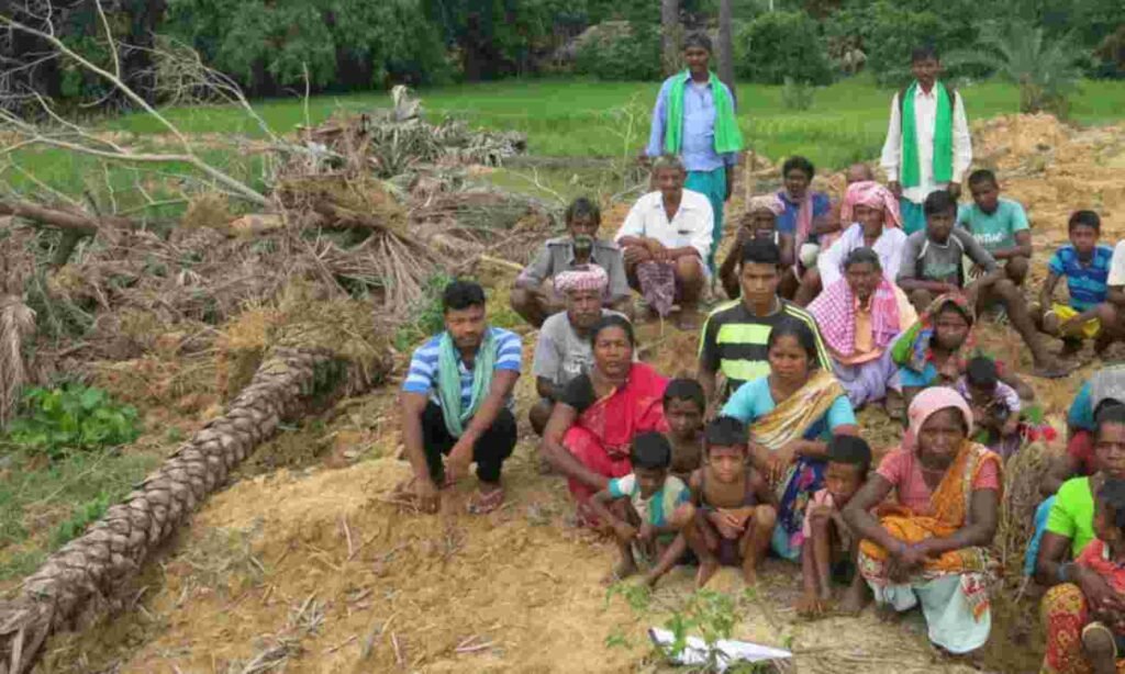 Community leaders and policy experts discuss tribal land protections during the Tribal Mineral Rights Debate in Northeast India.
