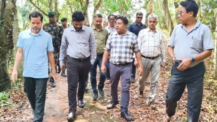 Government team inspects sites for proposed medical college in South Tripura