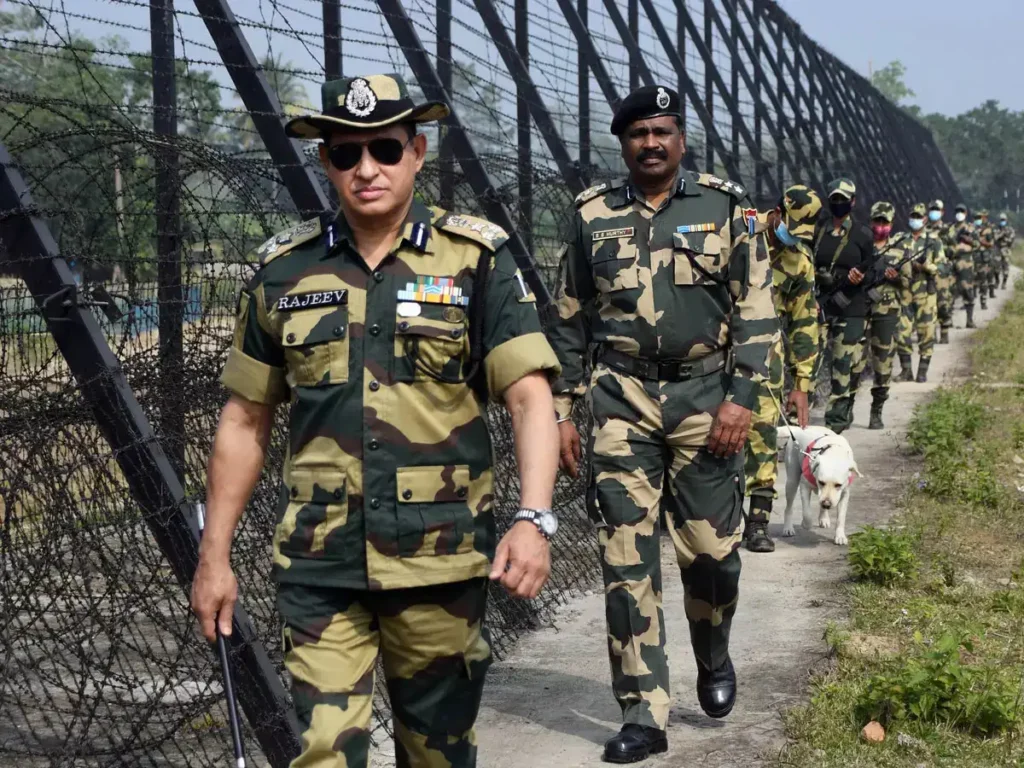 Advanced surveillance cameras installed along Tripura's international border under the Smart Border CCTV Upgrade initiative.