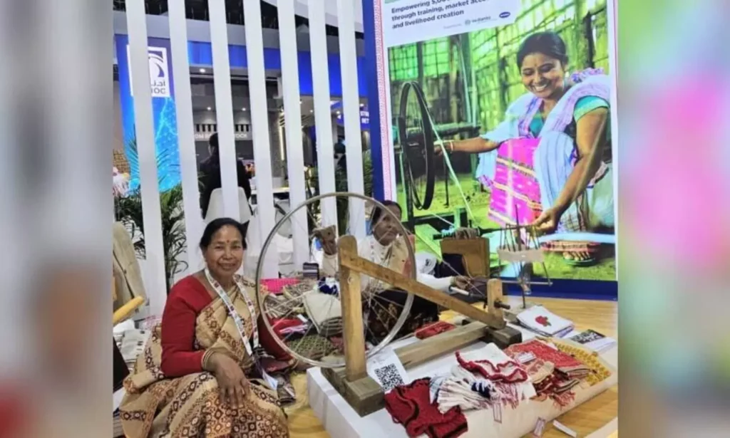 Central Handloom Expo held in Guwahati has recorded business transactions worth ₹5 crore during its opening week