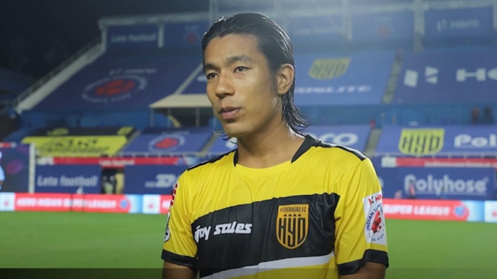 Members of the Manipur Footballers' Association addressing concerns over allegations against an injured local football player and calling for responsible reporting.