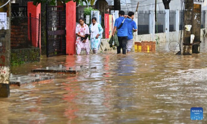 Waterlogged streets and stalled traffic in Guwahati after heavy monsoon rain prompted a review of the city's stormwater drainage system.
