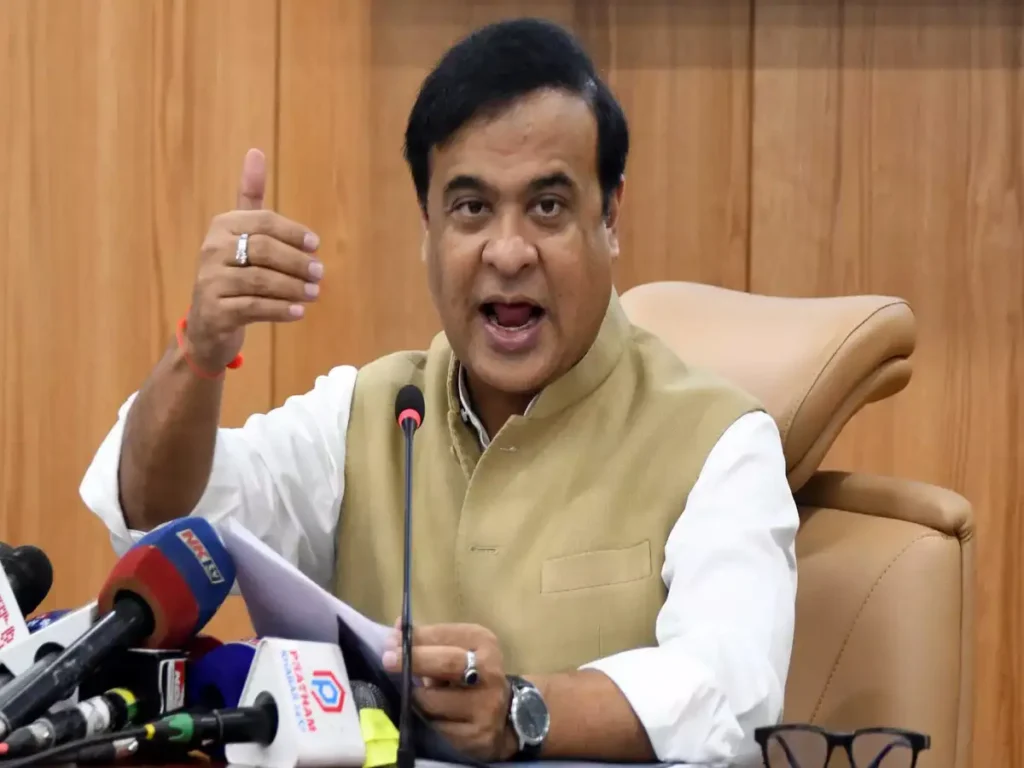 Assam Chief Minister Himanta Biswa Sarma with newly inducted first-time ministers ahead of the cabinet expansion ceremony.