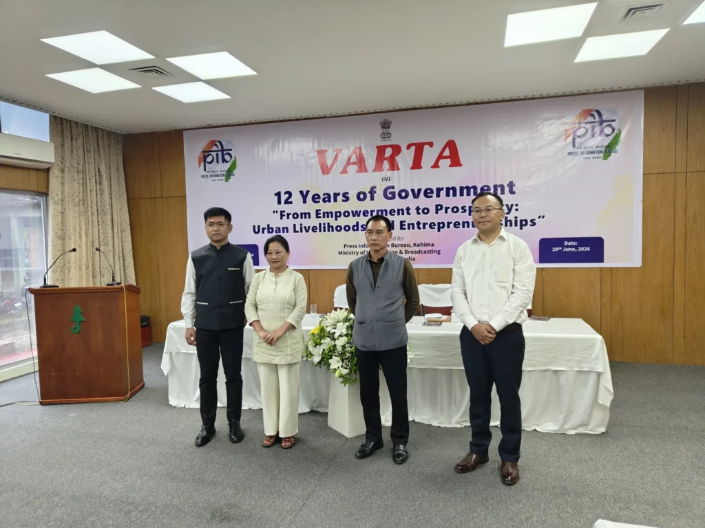 Officials flag off the DAY-NULM pilot project in Kohima to strengthen urban livelihoods and support vulnerable workers.