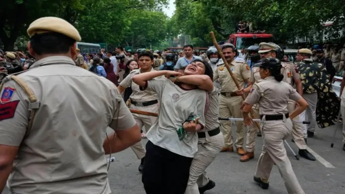 North East Students’ Organisation representatives raise concerns over police handling of student assemblies in New Delhi.