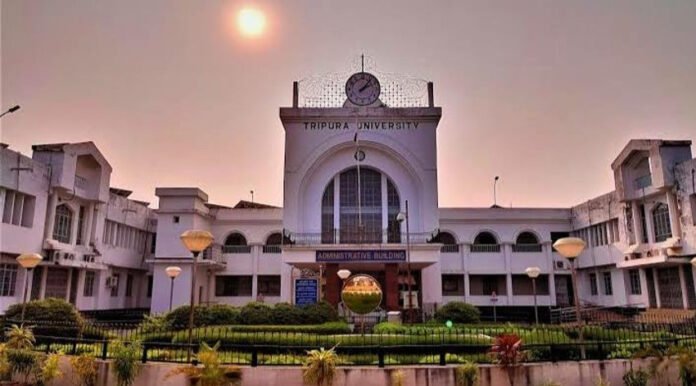 Tripura University campus represents the new central grant awarded to establish a dedicated tribal language research department focused on preserving indigenous languages.