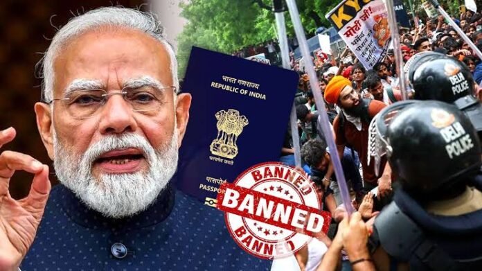 Delhi Police issue an official clarification denying viral claims about passport cancellations linked to protesters during a public information update.
