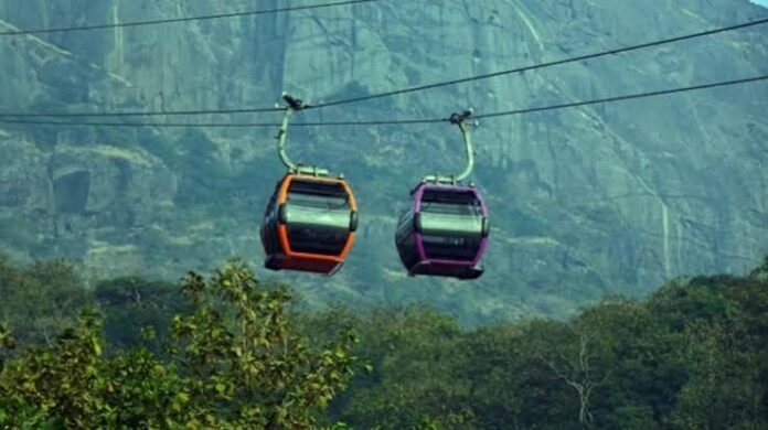 Proposed ropeway infrastructure project at Shillong Peak aims to improve tourism connectivity in Meghalaya.