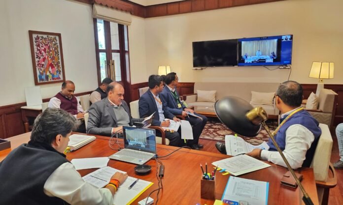 Union Minister Jyotiraditya Scindia chairs a joint review meeting with Northeast Chief Ministers to assess monsoon-related damages and relief requirements.