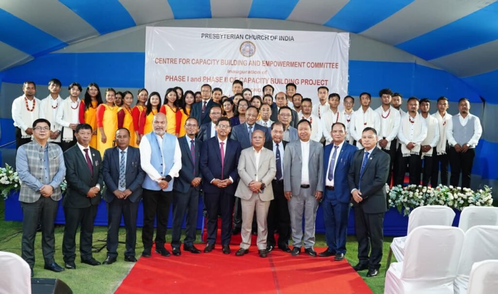 Chief Minister Conrad K. Sangma inaugurates the Centre for Capacity Building and Empowerment of the Presbyterian Church of India in Meghalaya.