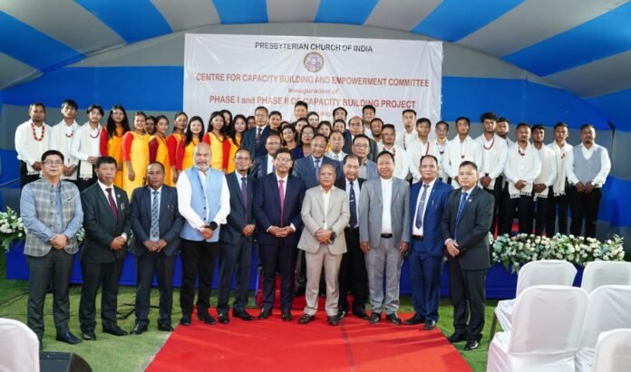 Chief Minister Conrad K. Sangma inaugurates the Centre for Capacity Building and Empowerment of the Presbyterian Church of India in Meghalaya.
