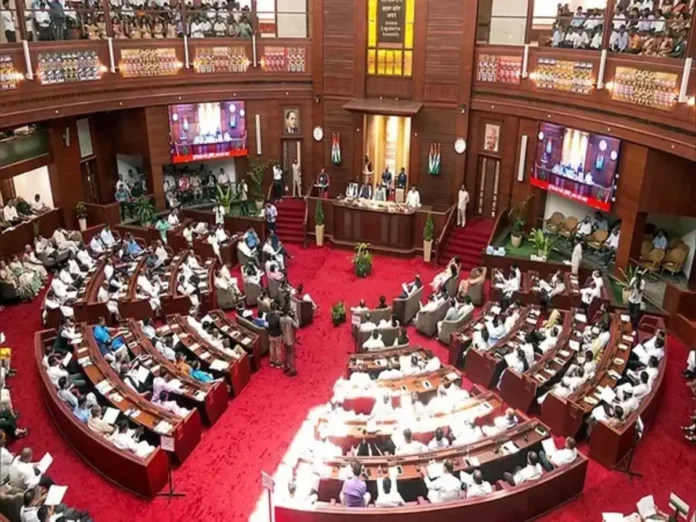Assam Legislative Assembly during a session as discussions continue on electoral demographics and voter representation