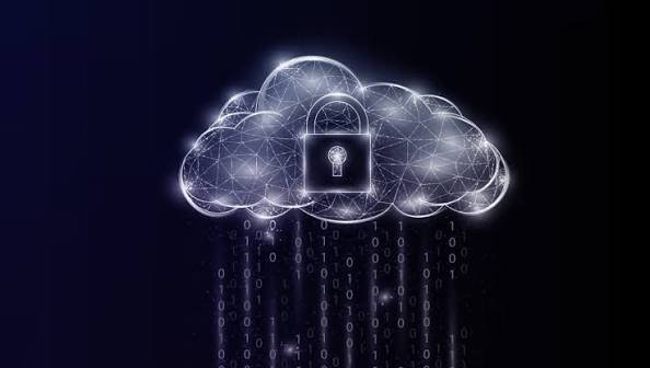 A secure digital cloud network connected to examination servers symbolizes the IT Ministry's proposal to strengthen the security of future premium entrance examinations through encrypted technology.