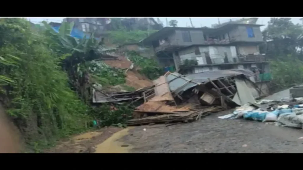 Rescue and emergency teams monitor areas affected by heavy monsoon rainfall in Nagaland after weather-related casualties were reported.