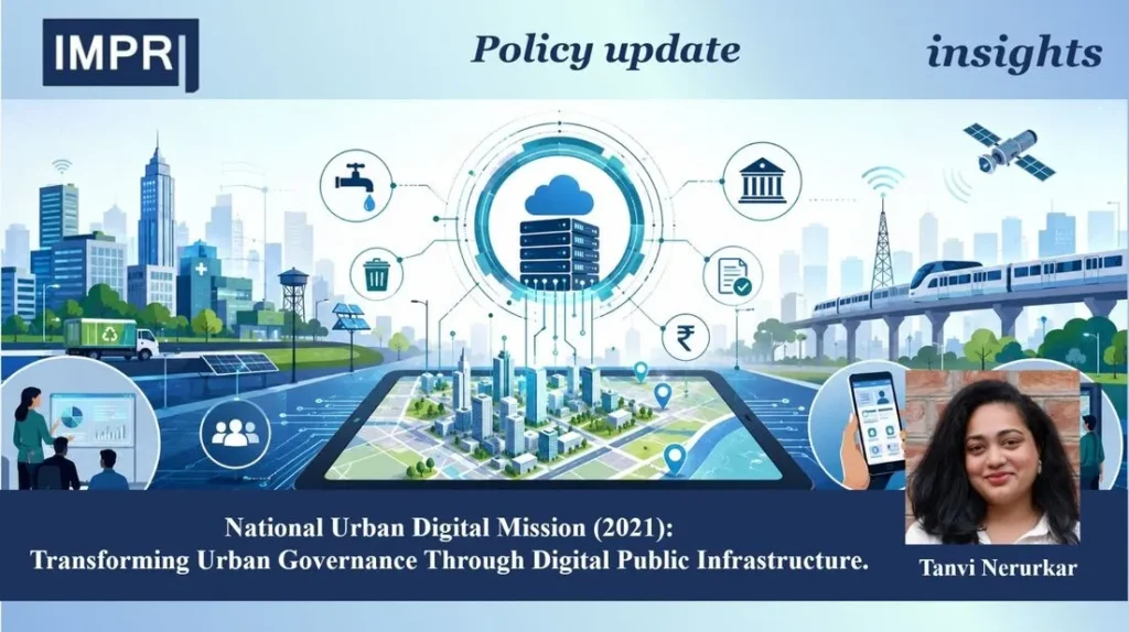 Government officials monitor the real-time progress of urban infrastructure projects on a digital dashboard during a Smart City project review meeting.