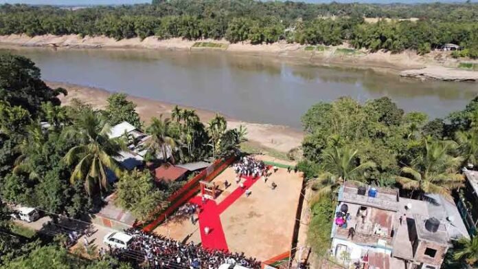 Foundation stone ceremony marks the beginning of construction for a new four-lane bridge over the Barak River in Silchar.