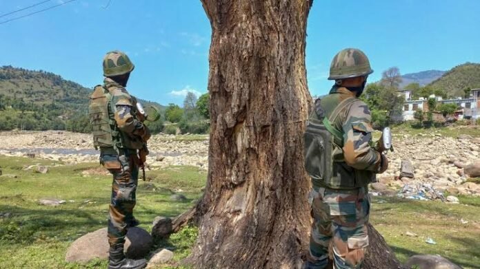 Security personnel patrol Nagaland as authorities reduce AFSPA coverage across two additional police station jurisdictions.