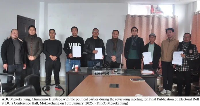 Political parties in Nagaland demand stronger Booth Level Agent participation to improve voter-roll transparency and verification.