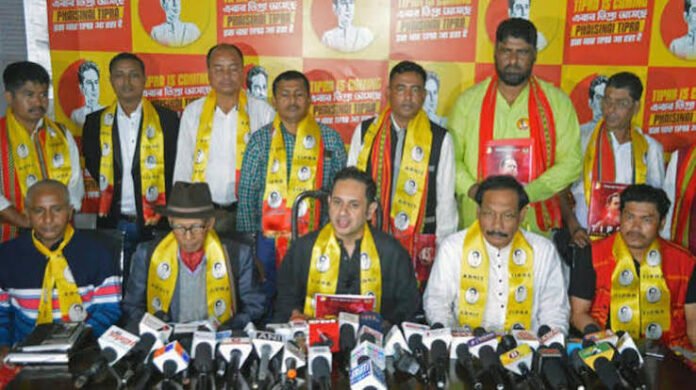 Political parties prepare for a fierce contest across 587 village committees in Tripura's tribal areas.
