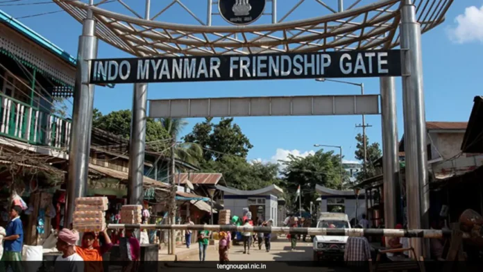 India and Myanmar hold diplomatic discussions over a proposed land exchange to resolve undemarcated sections of their border along Manipur.