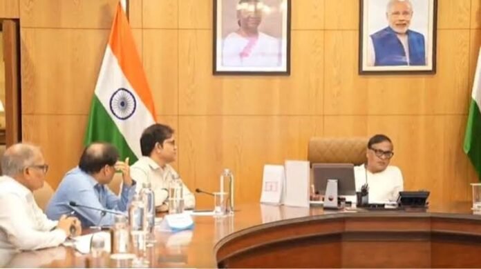 Assam government officials reviewing pending files under Project Sadbhavana to improve administrative efficiency.