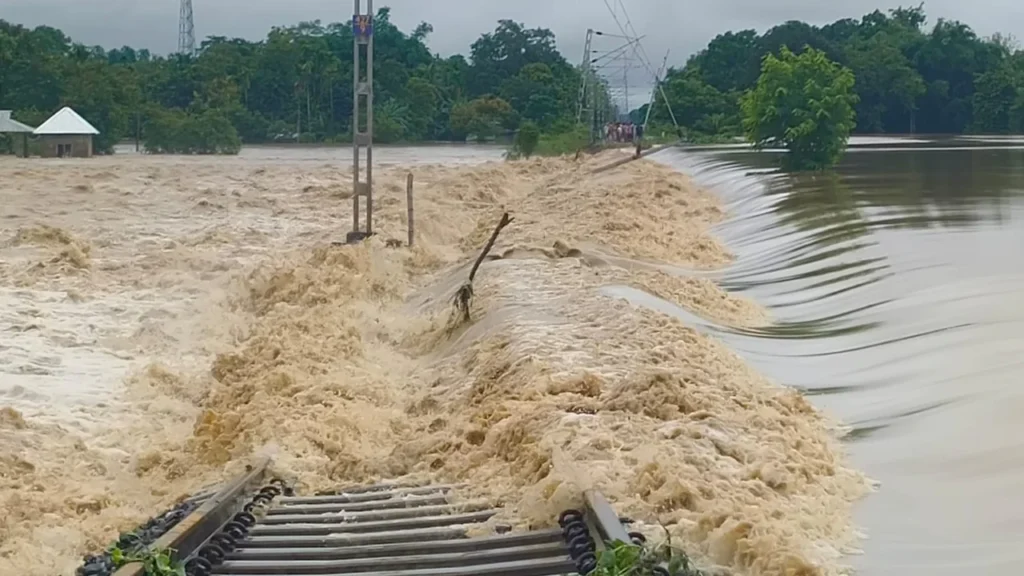 Opposition parties criticise the Himanta Biswa Sarma government amid Assam's reported 95 flood-related deaths.
