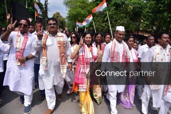 Election officials review Nagaon Lok Sabha bye-election preparations and polling arrangements in Morigaon, Assam.