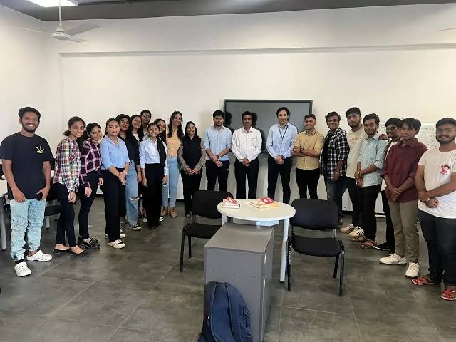 Tripura University Debate Club members meeting at the Department of Political Science to discuss student activities and the club's renewed academic vision