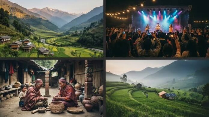 Ziro Valley preparing for the 2026 music festival with single-use plastic restrictions, cleanliness measures and sustainable tourism arrangements.