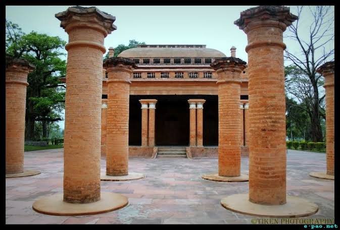 Archaeological and conservation work at Kangla Fort focuses on protecting its historic fortifications and archaeological heritage in Manipur.