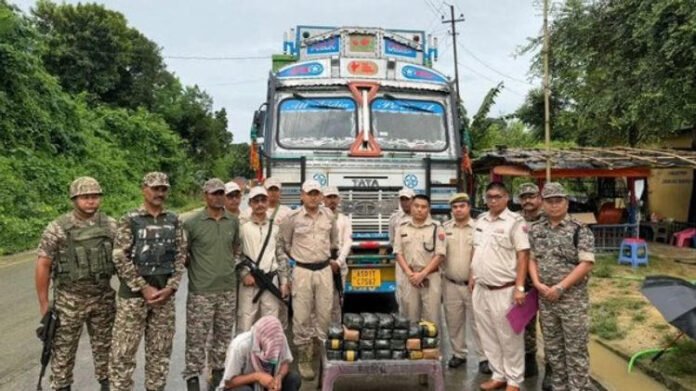 Manipur Police seize drugs worth around Rs 80 crore in Jiribam; truck bound for Assam intercepted