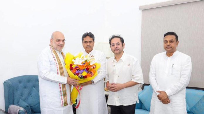Ahead of Tripura VC polls, Amit Shah meets CM Saha, Pradyot; Tipra Motha-BJP alliance speculation grows