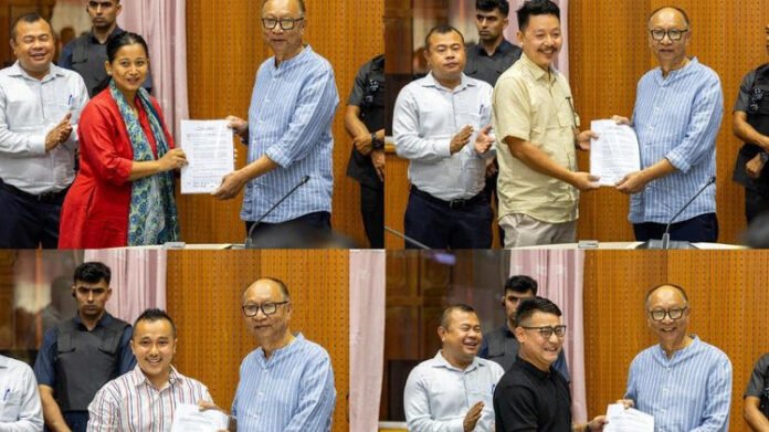 AA2cFn81 Manipur CM distributes offer forms to 93 candidates under Die-in-Harness Scheme