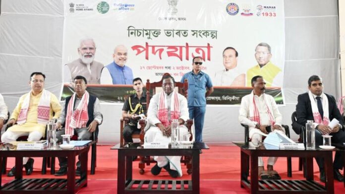 Assam Governor leads Nasha Mukt Bharat Padayatra in Tinsukia