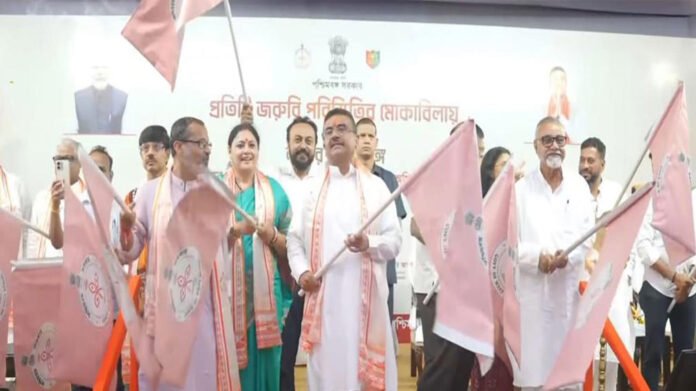 Suvendu Adhikari flags off new firefighting fleet worth Rs 94 crore