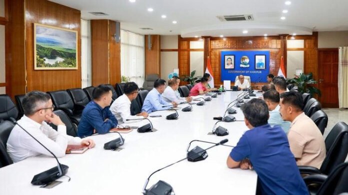 Manipur CM chairs meeting on petroleum products, reviews transporters concerns