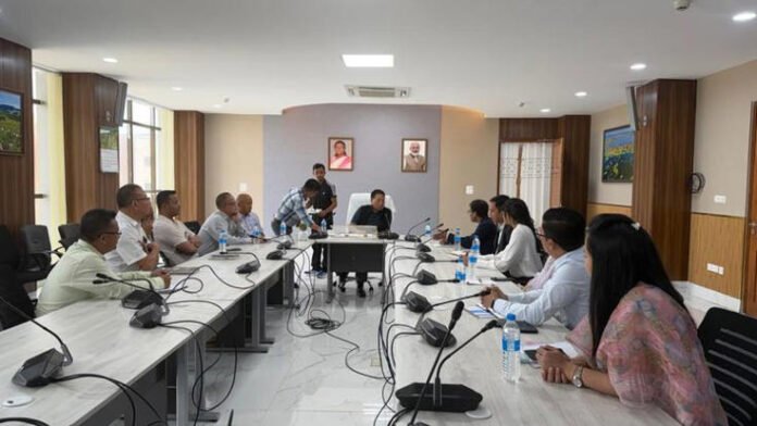 NDB officials review water supply projects with Manipur Deputy CM Losii Dikho