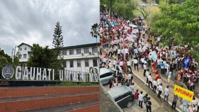 Gauhati University withdraws cancellation of AASU-backed candidate Nayan Akash Bora's nomination