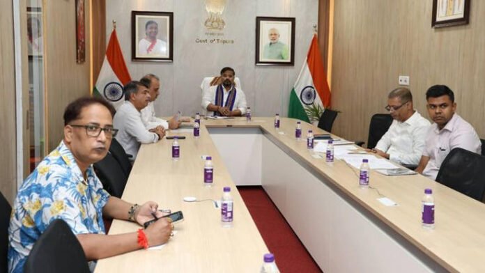 Tripura food minister reviews food security awareness drive with SDMs
