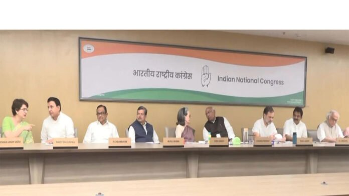 Congress holds CWC meet, demands CEC Gyanesh Kumar's resignation